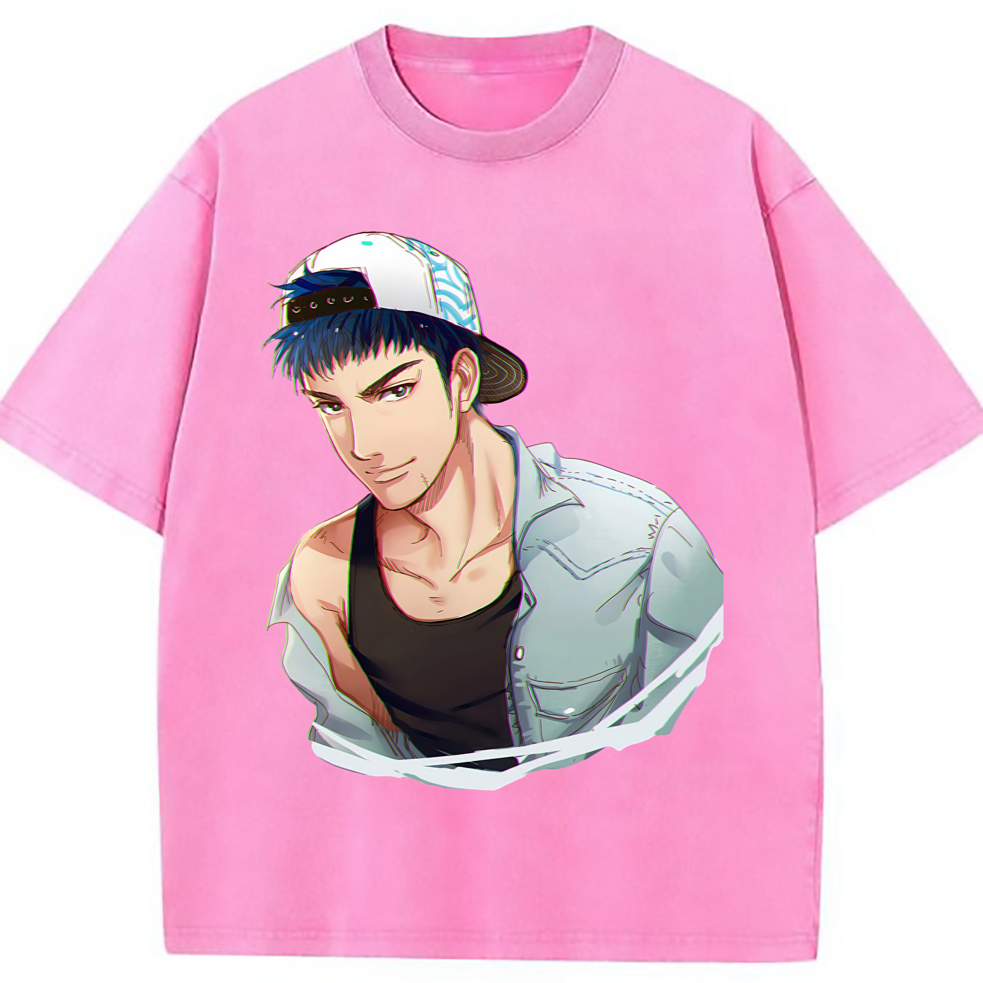 （画像用） SLAM DUNK／スラムダンク 綿100% ヴィンテージ風 半袖Tシャツ（フロントプリント）